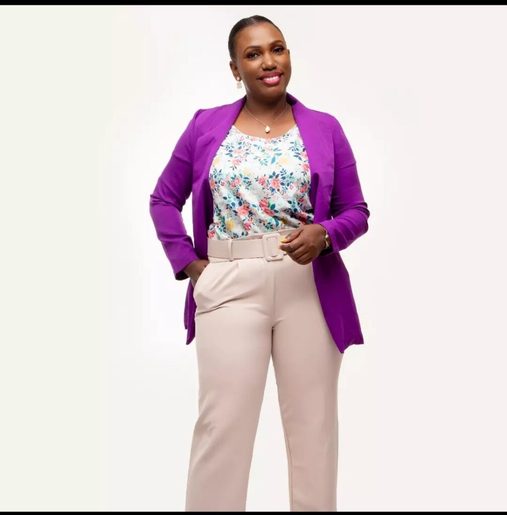 Mildred Pedun, Enthusiastic News Anchor Of NTV Uganda 1 mildred pedun in purple coat