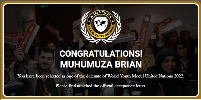 Uganda's Bryan Morel For Best Diplomats In Bangkok 1 Bryan morel acceptance letter from President Anastasia