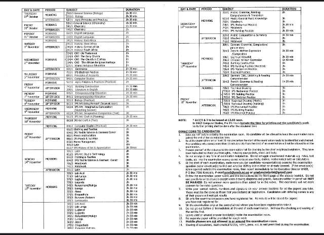 UNEB 2022 Timetable Released (PLE, UCE & UACE) 4 UNEB 2022 Timetable