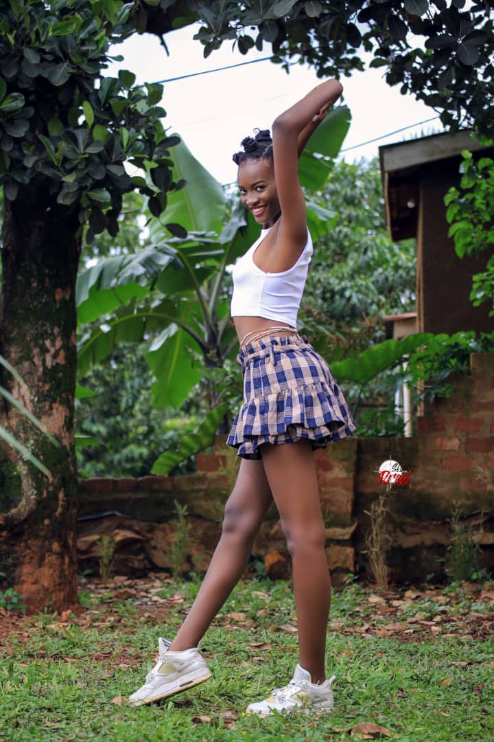 Sharon Kiyimba Promise, Winner of Top Model Uganda 2023. 13 SHARON KIYIMBA IN THE VILLAGE