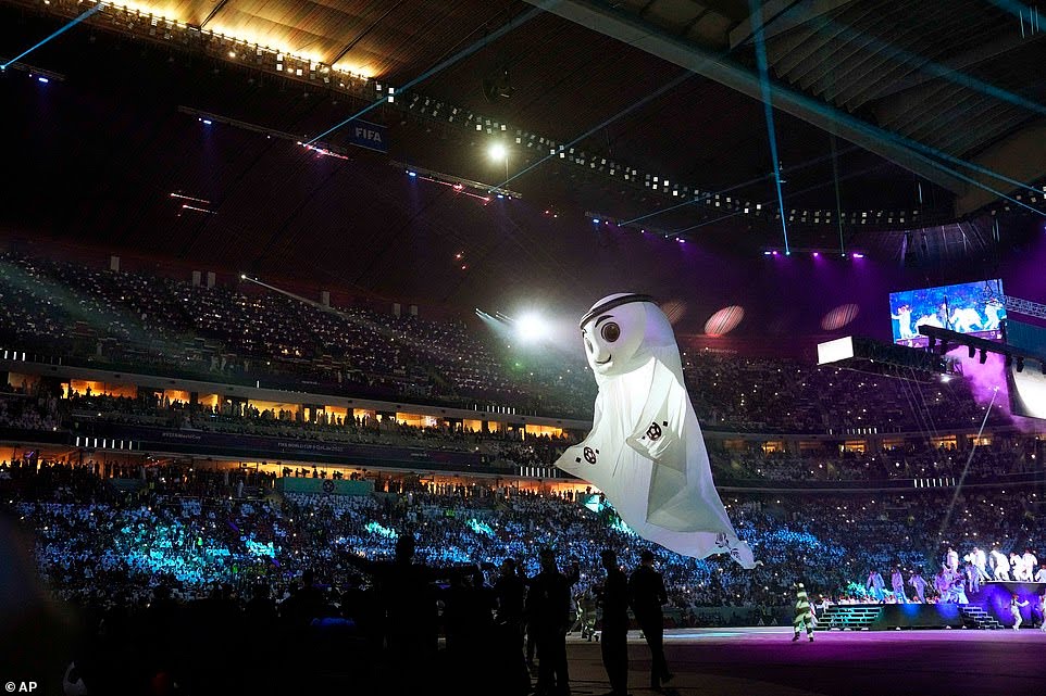 Ghostly figure at world cup 2022