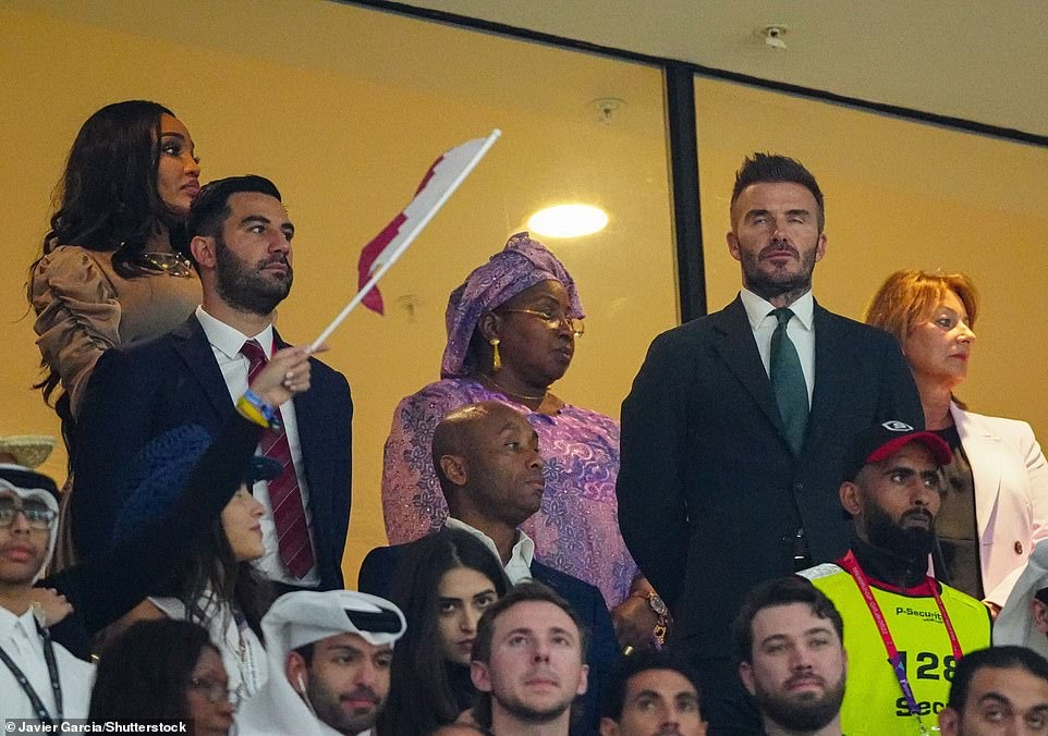 David Beckham at FIFA World Cup 2022
