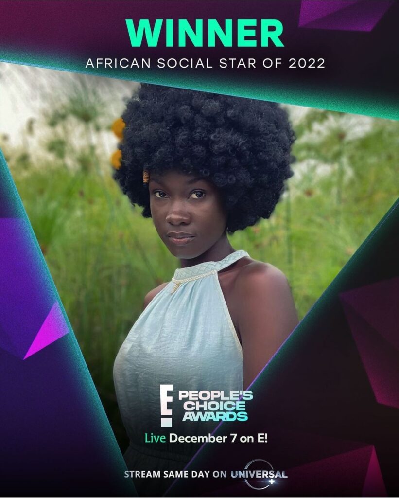Angella Summer Namubiru Wins E! People's Choice Awards 2 Angella Summer Namubiru Wins E! People's Choice Awards