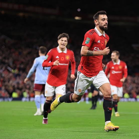 Manchester United revenge against Aston villa in Carabao Cup Win.