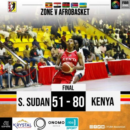 Team Kenya Bags 3rd straight victory in FIBA Zone V AFROBASKET