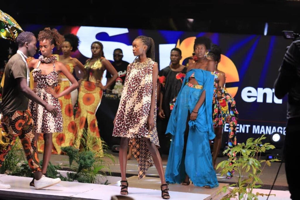 Modeling at Upendo fashion awards