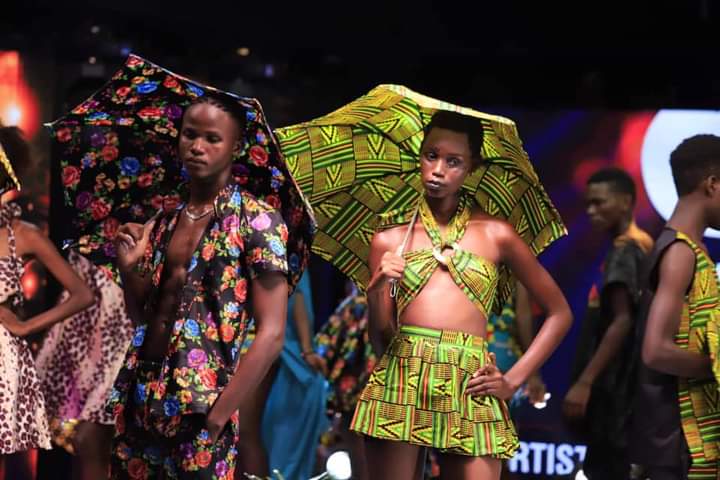 Stage modeling at upendo fashion awards