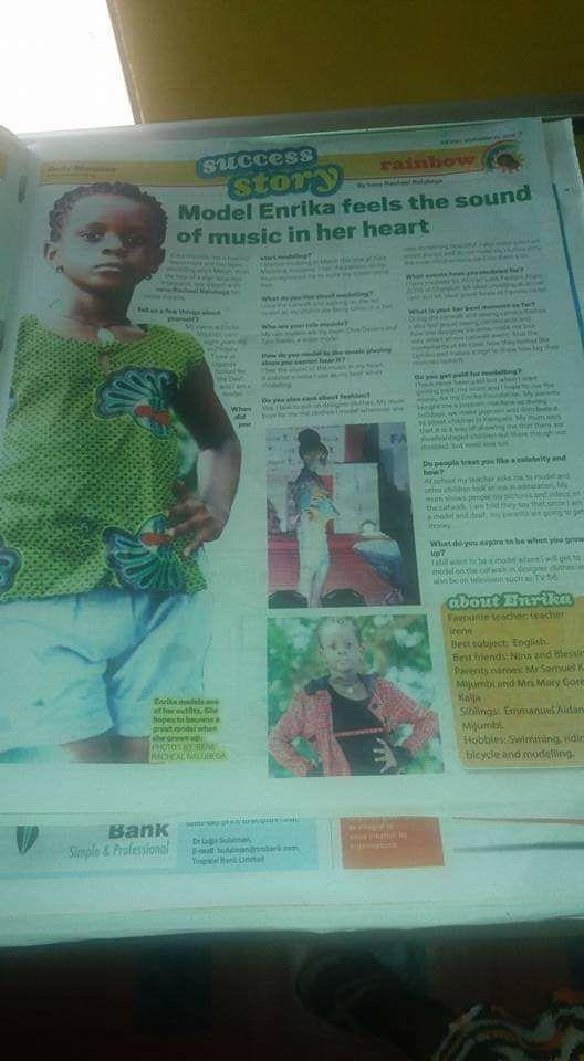 Enrika Mijumbi Kabagenyi, The Brilliant Pretty Deaf Model