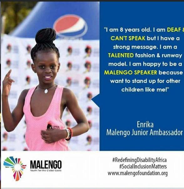 Enrika Mijumbi Kabagenyi, The Brilliant Pretty Deaf Model