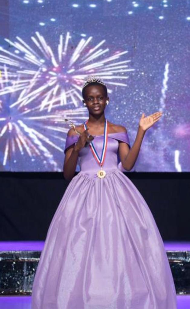 Enrika Mijumbi Kabagenyi in purple