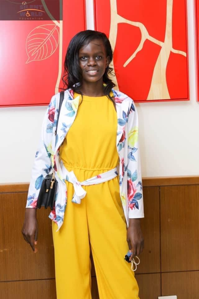 Enrika Mijumbi Kabagenyi in yellow