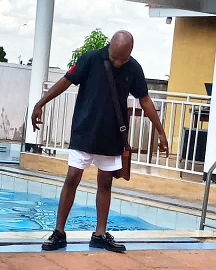 Bryan Morel | A Blend Of Music, Charity And Adaptability 18 bryan morel at swimming pool looking casual