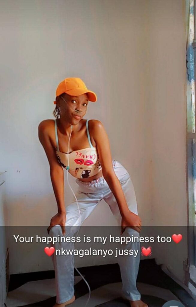 Justine Mukisa | Brave Ugandan Model Who Defeated Cancer 17 justine mukisa wearing a cancer tube