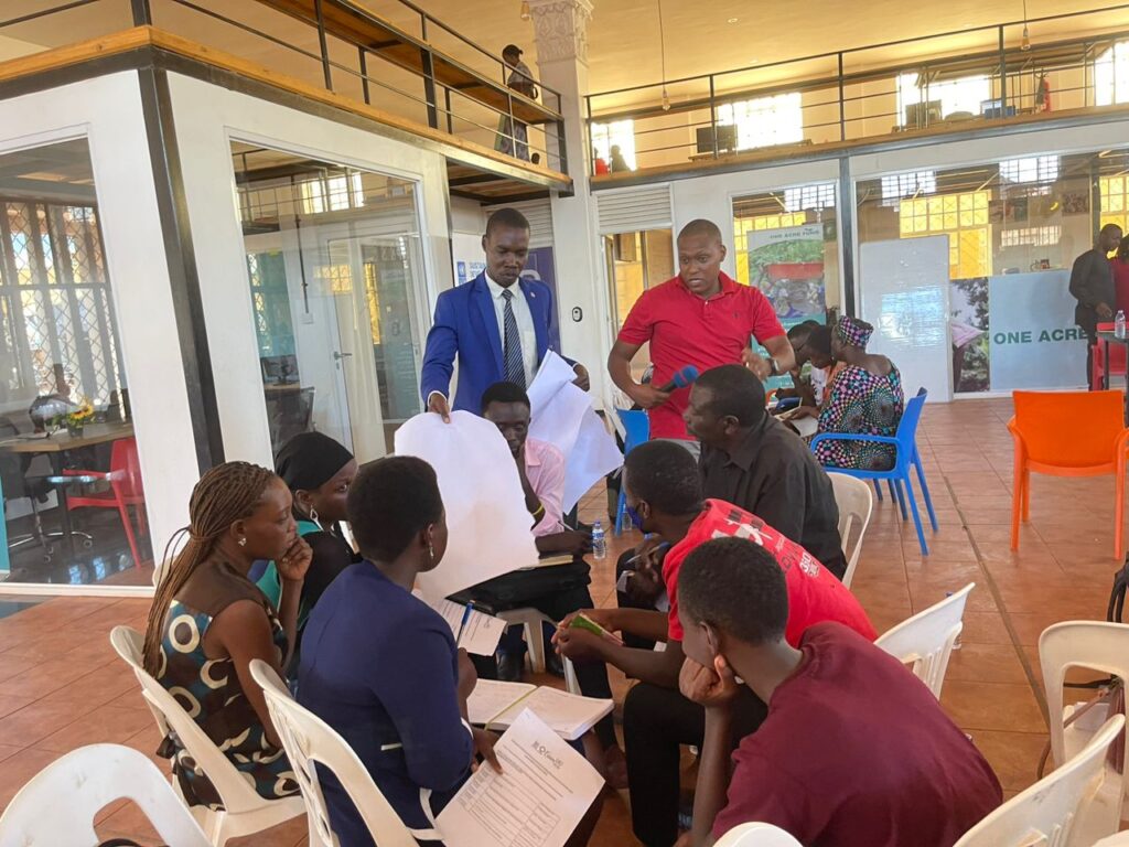 Uganda Youth SDGs Skilling Workshop in Jinja 4 SDGs Uganda youth leader Mr Musinguzi Laban Joshua