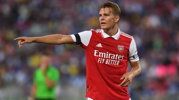 Martin Odegaard had spearheaded Arsenal's charge for the Premier League Title 