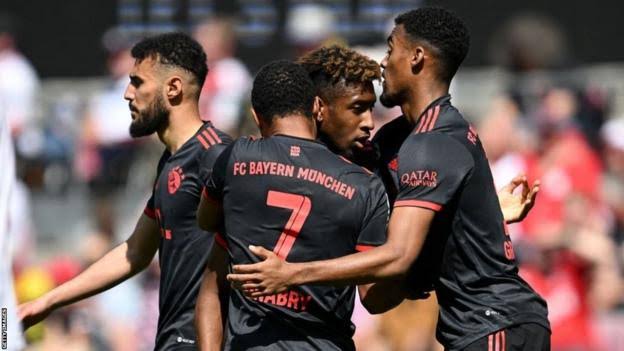 Bayern Munich Clinch 11th Consecutive Bundesliga Title in Dramatic Final Day Showdown 2 Bayern Munich took an early lead through Kingsley Coman’s stunning eighth-minute strike