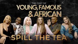 young famous and african cast