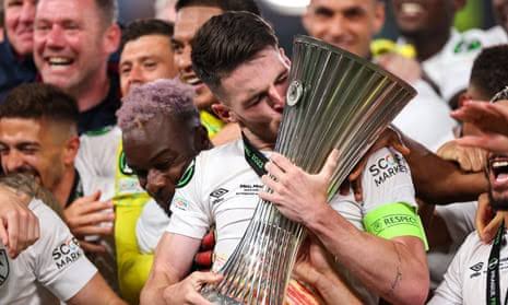 Declan Rice led Westham to Europa Conference League Title 