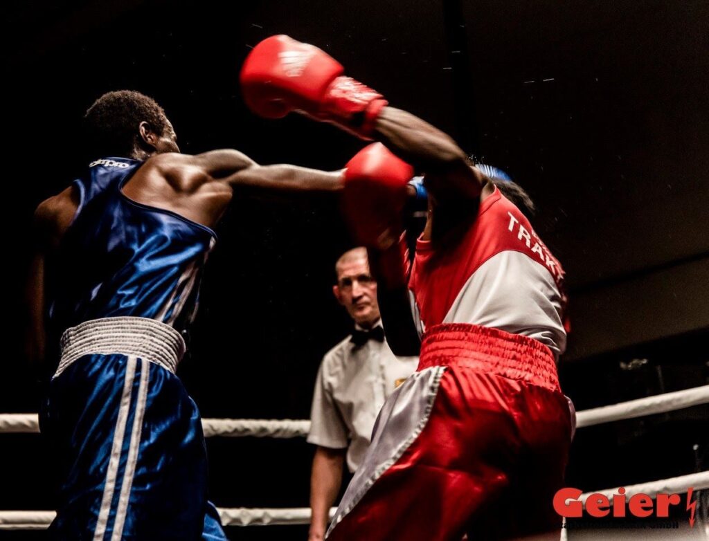 Odoch John's Surprising Fame At Lugogo In 2016 2 Odoch John boxing in the ring