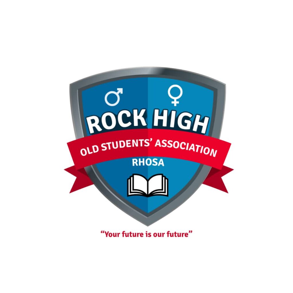 Rock High Old Students' Association logo also known as RHOSA