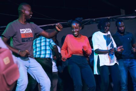 Revellers having fun at #4040Night 1st Edition
