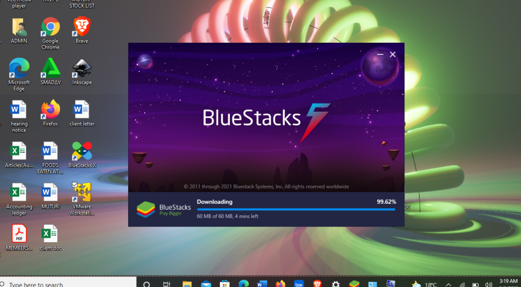 Bluestacks 5 Threads app download instalation