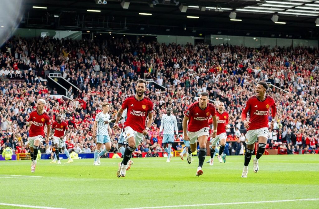 A Tale of Early Goals and Red Cards as Arsenal and Man Utd Survive Defeats Bruno Fernandes