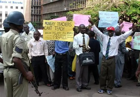 Teachers strike 
