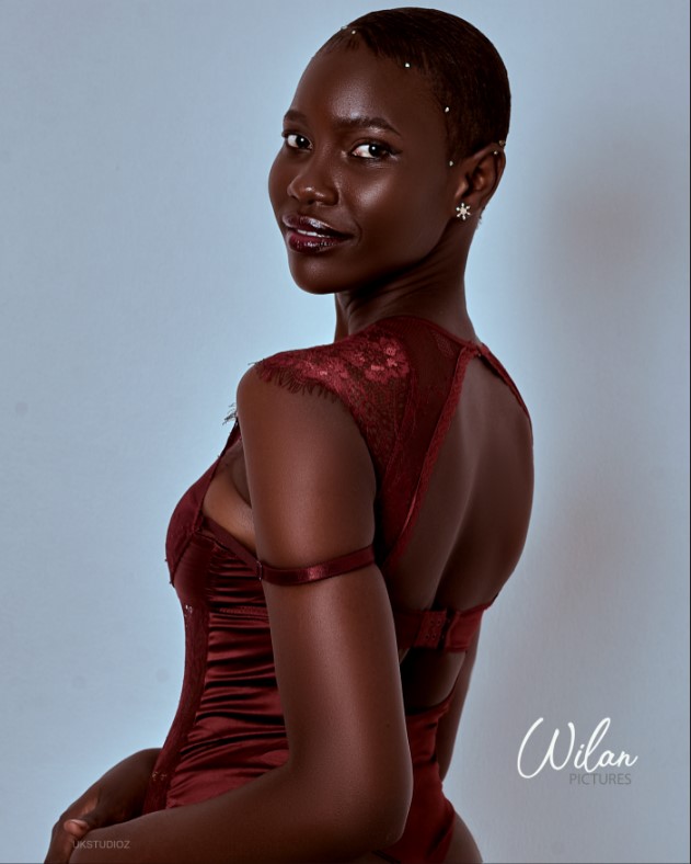 Haboya Peace, Fashion Diva Opens Up About Her Life 18 haboya peace in maroon lingerie