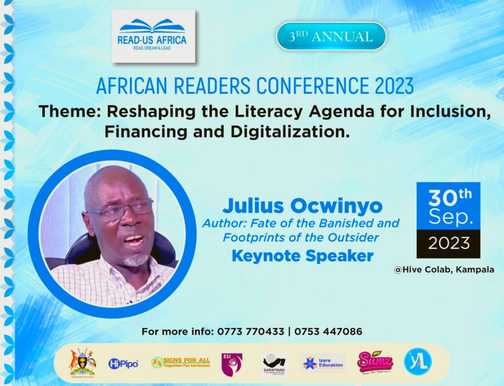 Julius Ocwinyo, a bestselling author in Uganda 