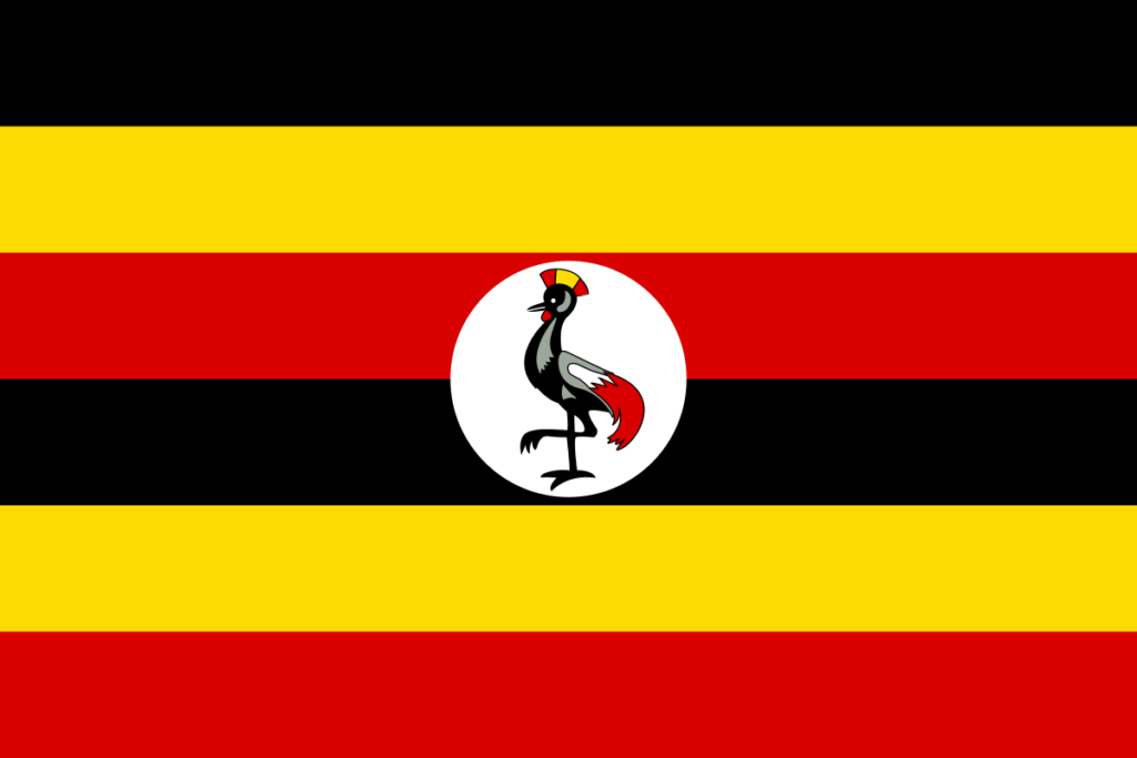 uganda flag official image after uganda's independence