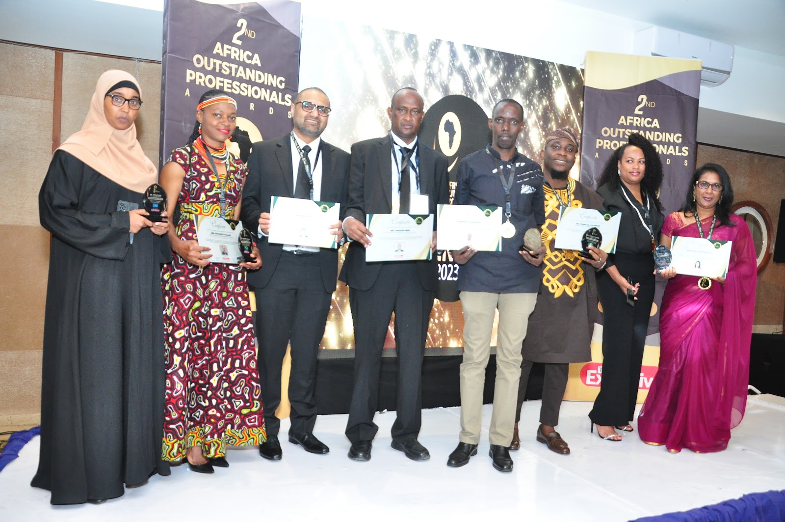 Sina Tsegazeab Takes Beauty and Wellness Award at AFROPA 6 winners of the africa outstanding professionals award