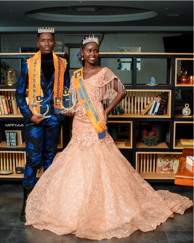 Mr & Miss Gorgeous International 2023 standing together