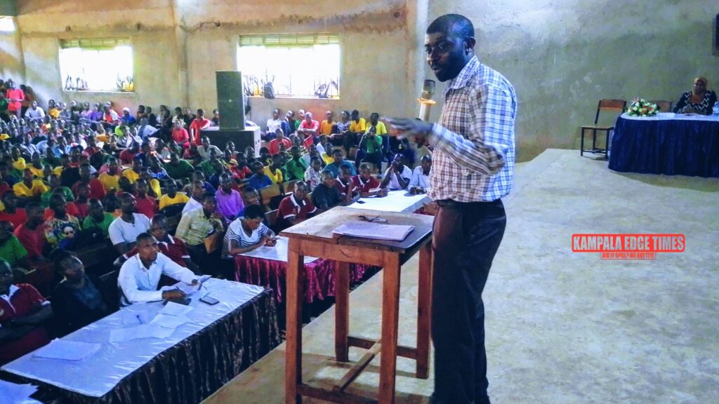 Director of studies Rubongi Army Secondary School announces inter house results 