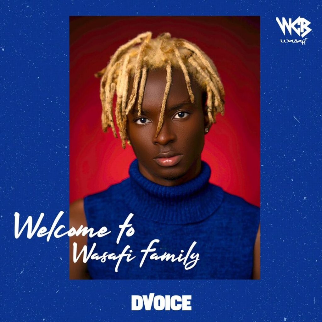 D Voice Signs For Wasafi Records 1 Wasafi Records welcomed him warmly