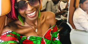 nyabonyo anna charity model of the year during afrimact awards