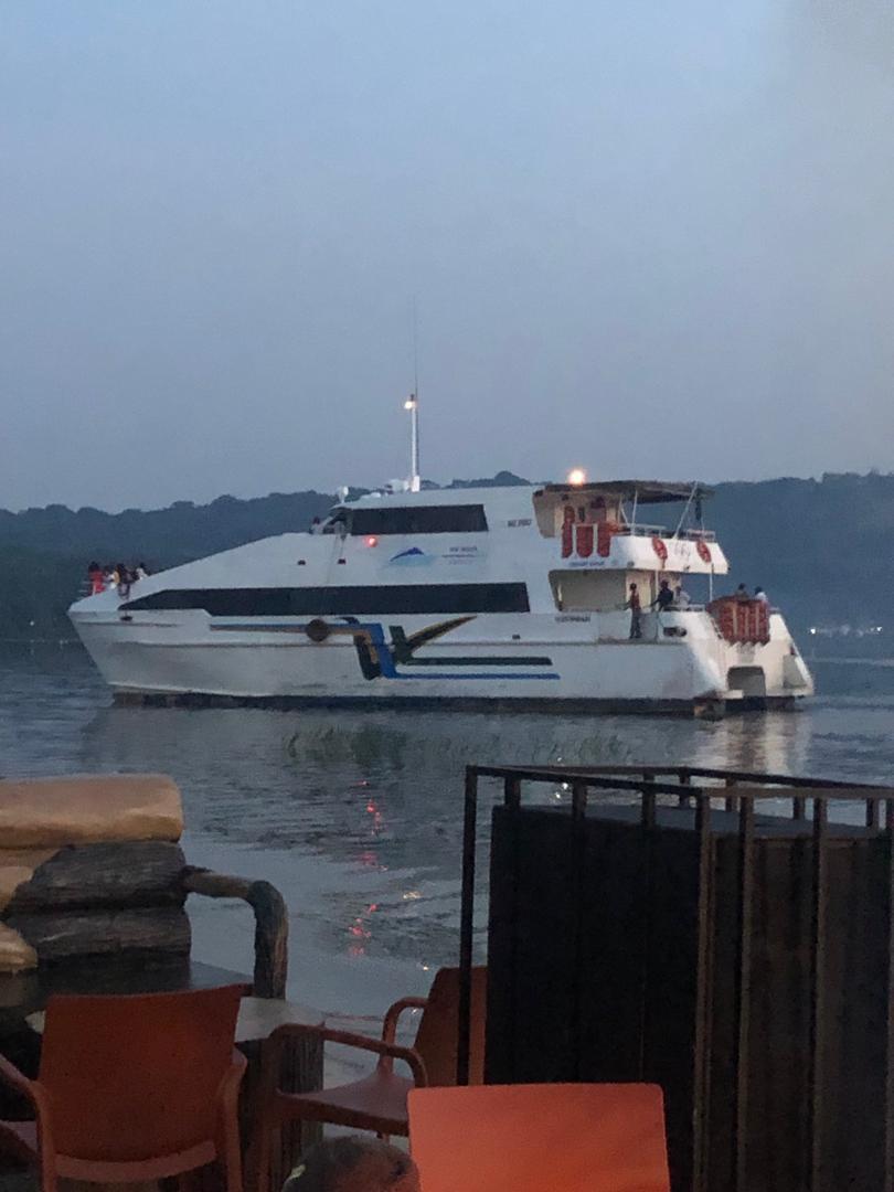 MV cruise at Kalangala island