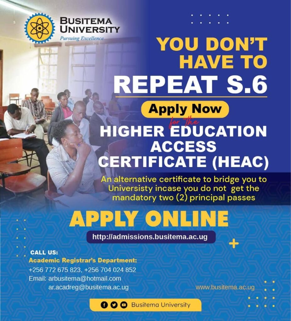 HEAC Advert Busitema University 