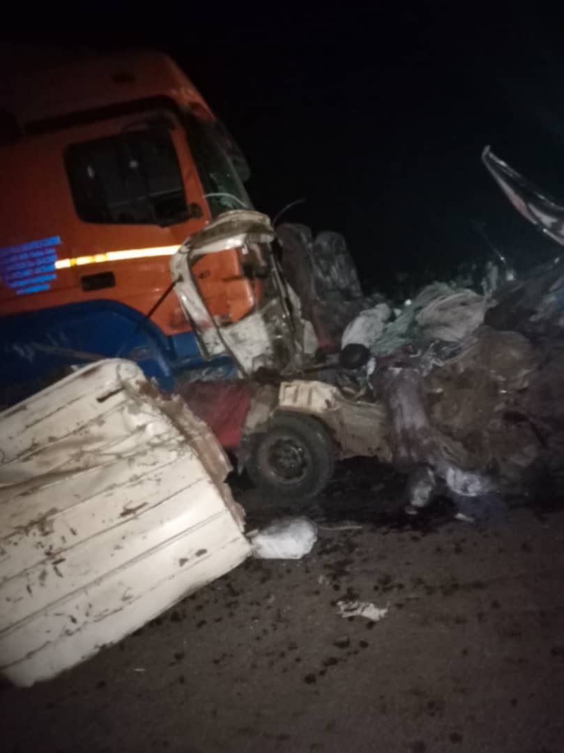 Bugiri Accident: Tragic Collision of vehicles Claims Lives 1 Busia-Jinja highway accident scene