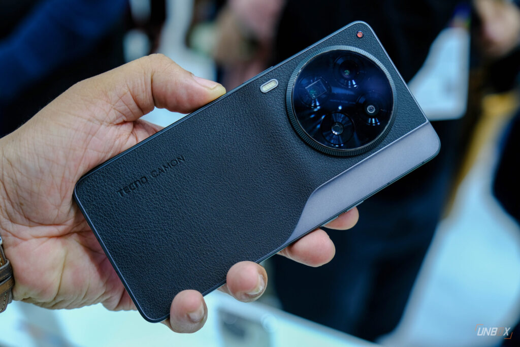 Tecno Camon 30 in a dark shade