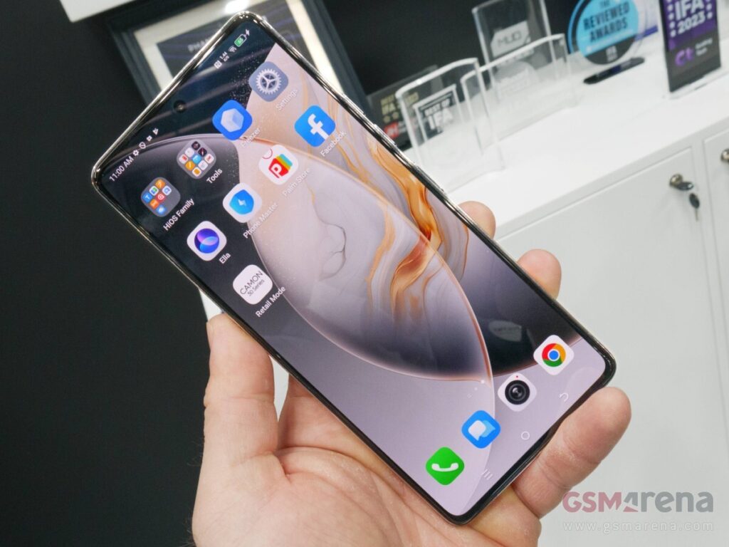 The display of Tecno Camon 30 Pro 5G
