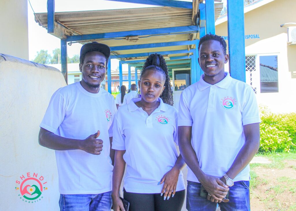Suzan Wetsetse doing Shendi Charity Work