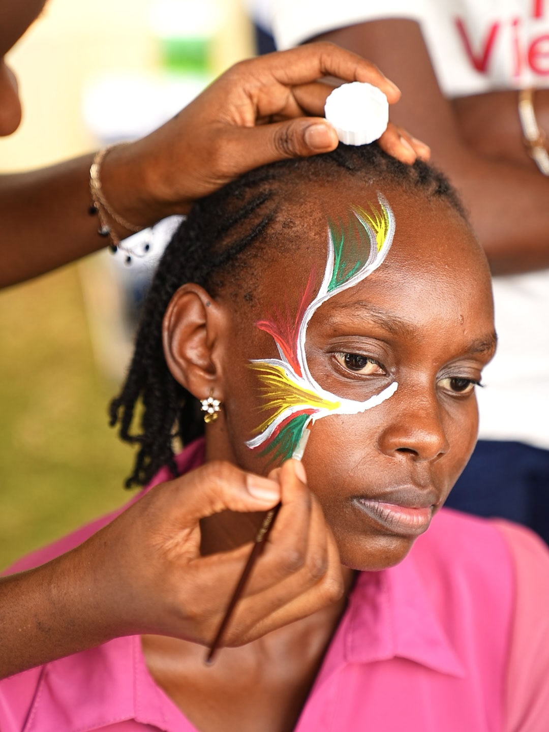 Face paint Imara Brave Girls Tournament