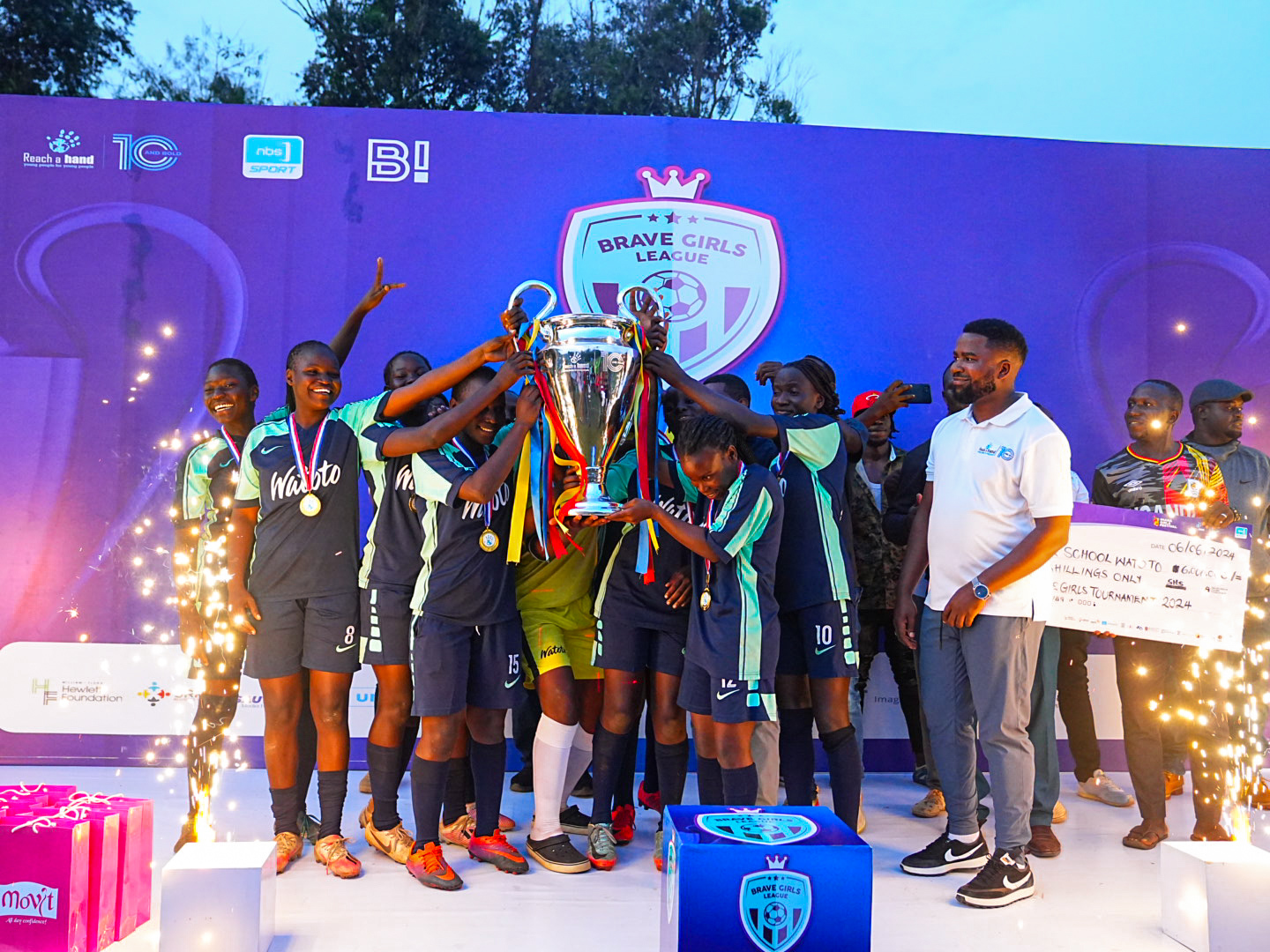 Tenge Tenge, Miss Uganda at BNN, Imara Girls Tournament