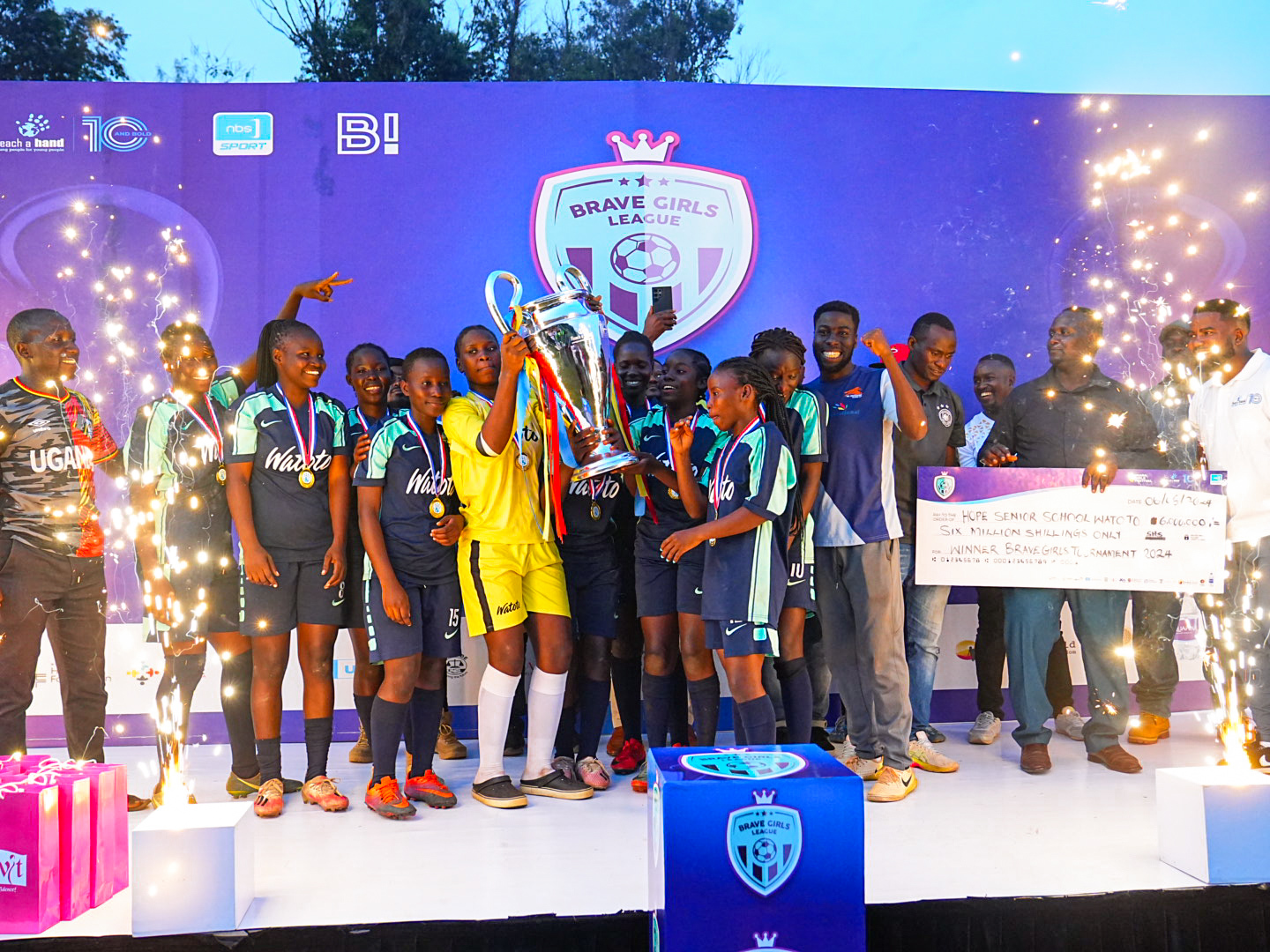 Hope secondary school watoto were the 2024 winners of the Imara Brave Girls Tournament