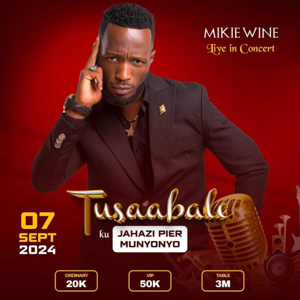 Mikie Wine and Gravity Omutujju's Concert Dates Clash 5 Mikie Wine concert artwork