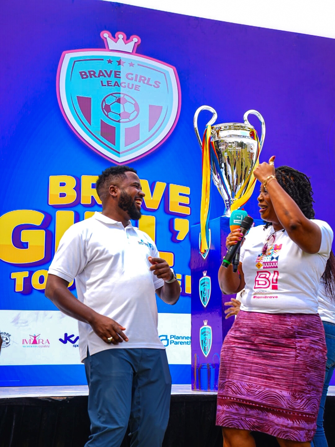 Tenge Tenge, Miss Uganda at BNN, Imara Girls Tournament