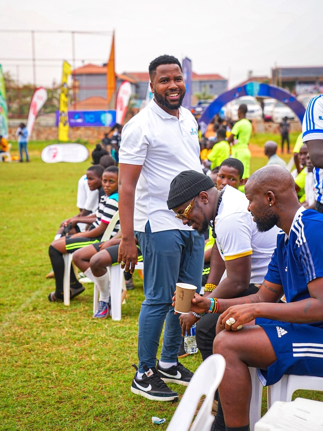 Humphrey Nabimanya, Eddy kenzo and Wyke benda
Imara Brave Girls Tournament