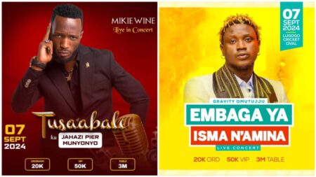Mikie Wine and Gravity Omutujju's Concert Dates Clash