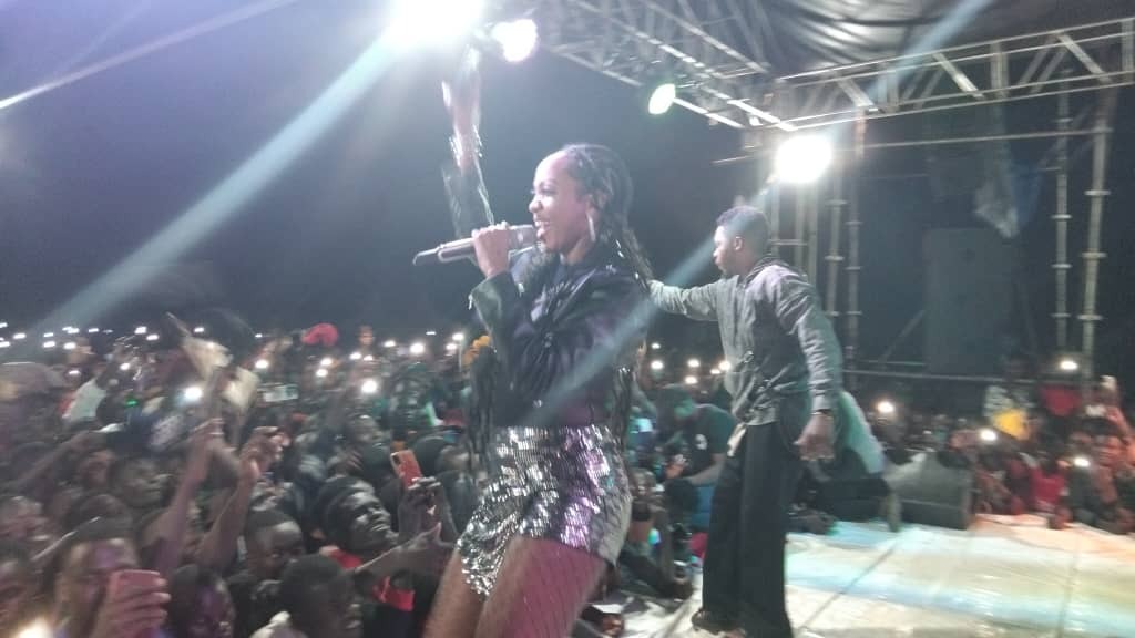Burudika Na East FM 2024 in Tororo was Successful 14 Spice Diana on Stage at Burudika Na East Fm 2024